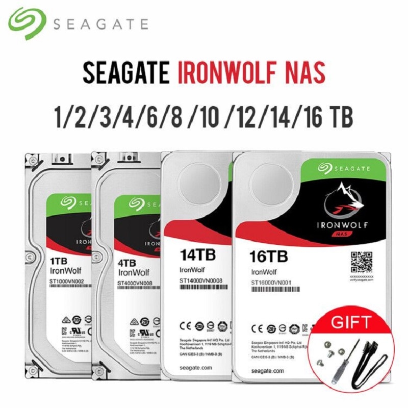 Seagate IronWolf SATA3 HDD ̽ 64MB-128MB-2..